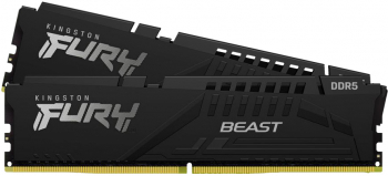 Kit Memorie RAM Kingston FURY Beast 32GB 2x16GB DDR5 5200MHz CL40 Dual Channel KF552C40BBK2-32 
