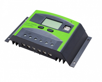Controler Solar Cu Afisaj Digital 60a 1500W Functie Memorare Automata Protectie Duala Mosfet Set De Taste Compact Negru verde 