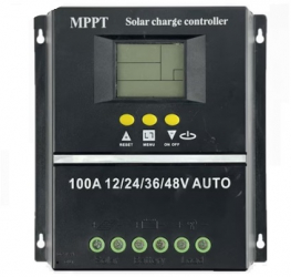 Controler solar LED KlaussTech MPPT 12V/24V/36V/48V 100A Regulator pentru panou solar 