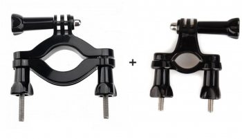 Set 2 buc Sistemul de prindere pentru Ghidon Bicicleta Motocicleta Furca Tava cu prindere pentru camera video sport GoPro dji insta 