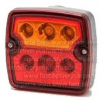 Stop spate lampa Universal spate omologare ECE 12/24V 105x98x30mm led fara lumina numar de inmatriculare Stanga Dreapta 