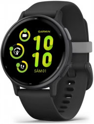 SmartWatch Garmin Vivoactive 5 GPS 42mm curea silicon Slate/Black 