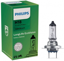Bec H18 PHILIPS 99ZS306P 12V 65W longlife ecovison PY26d-1 ECE 1 buc. 