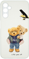 Husa BestCase comp Cu Samsung Galaxy A14 5G Teddy Bear Lift me up Rez La Socuri Elegance Leather EW 933 