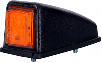 Lampa gabarit auto BestAutoVest 12/24V cu LED culoare Galbena 52x47x102mm fixare cu suruburi 