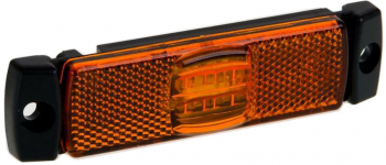 Lampa gabarit auto BestAutoVest 12V/ 24V cu LED dreptunghiulara Portocaliu 97x30x12mm cu cablu 1 buc. 