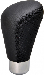Ornament schimbator de viteze din piele ecologica cu cusatura inaltime 95mm 