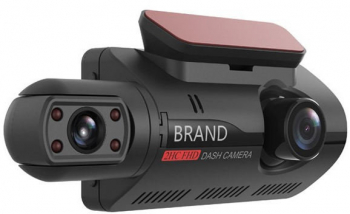 Camera auto DVR IARMAC dual fata-spate full HD 1080P G-senzor inregistrare in bucla Nightvision Unghi filmare 170° Negru 