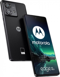 Smartphone Motorola Edge 40 Neo OLED 144 Hz 256GB 12GB RAM Dual SIM 5G Tri-Camera Black Beauty