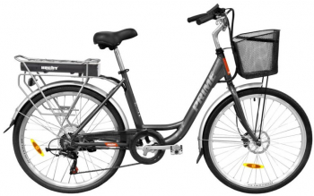 Bicicleta electrica Hecht Prime Shadow schimbator shimano