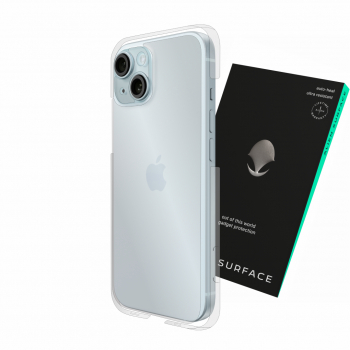 Folie Alien Surface Apple iPhone 15 Plus protectie ecran spate cu laterale separate camera 