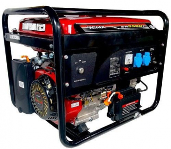 Generator de Curent Weima WM 5500E. Motor de 13 CP. Putere Maxima 5 5 Kw. Monofazat. Pornire Electrica