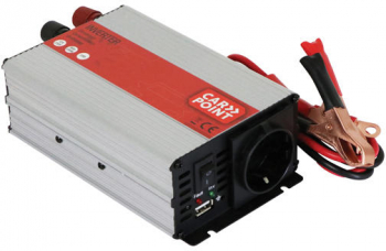Invertor de tensiune auto Carpoint 12V-230V 600W 50Hz cu protectii la supra-sarcina scurt-circuit Port USB 
