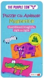 Joc magnetic - Puzzle cu Animale 
