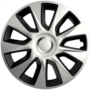 Set capace roti 15 inch Stratos DC Negru si Argintiu 