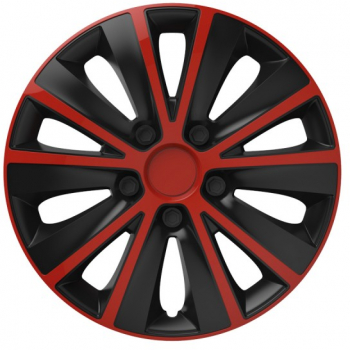 Set capace roti 16 inch Versaco Rapide Rosu si Negru 