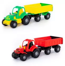 Tractor cu remorca - Hardy 44x13x14 cm Polesie 