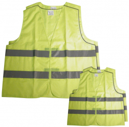 Vesta reflectorizanta verde Family Pack set 4 veste adulti + copii 