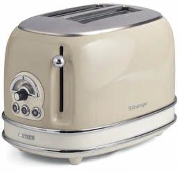 Prajitor de paine Ariete 0155 Vintage 810W 2 Felii Bej 