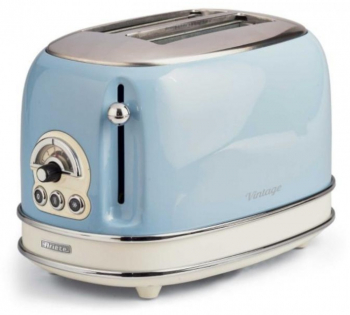 Prajitor de paine Ariete 0155 Vintage 810W 2 Felii Crem Bleu 
