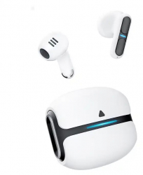 Casti wireless bluetooth audio earbuds in ear fara fir sport alergare cu microfon casti true wireless pentru telefon universale alb