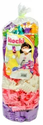 Cuburi constructii 500 piese 28 mm pentru fetite - Tupiko 