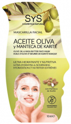 Masca de fata ultrahidratanta Laboratorio SyS - Ulei de masline si shea 15 ml 