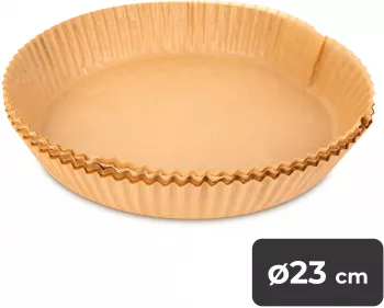 Hartie de copt pentru friteuza cu aer - rotunda - 23 cm - 50 buc/pachet 