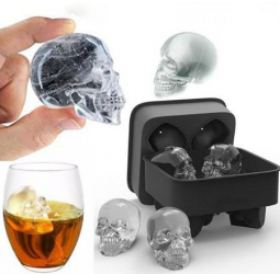 Forma cuburi de gheata Craniu Pro din silicon - potrivita si pentru uz profesional 