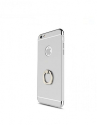 Husa Apple iPhone 7 Elegance Luxury 3in1 Ring Silver 