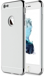 Husa Apple iPhone 8 Elegance Luxury 3in1 Argintiu 