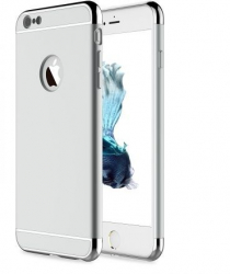 Husa Apple iPhone 8 Plus Elegance Luxury 3in1 Argintiu 