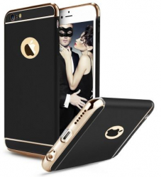 Husa Apple iPhone 8 Plus Elegance Luxury 3in1 Negru 