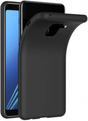 Husa Samsung Galaxy A8 2018 slim antisoc Negru 