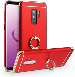 Husa Samsung Galaxy S9 Elegance Luxury 3in1 Ring Rosu 