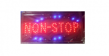 Reclama Text LED - NON-STOP - animatie luminoasa dinamica 