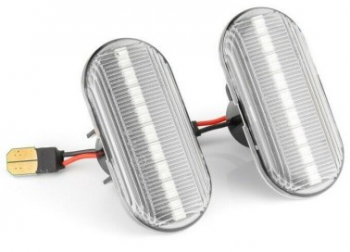 Set 2 Semnalizari Aripa LED cu sticla transparenta pentru Smart Fortwo 453 