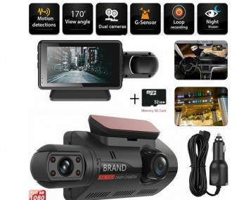 Camera video auto 2 camere Full HD 1080P 2 camere MicroSD 32GB CENT81 
