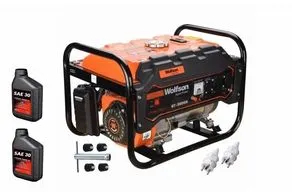 Generator de curent WOLFSON® GT-3500A - 2600W 7 CP AVR + 2 ulei 0.6L - Generator WOLFSON® GT-3500A + 2 ulei 0.6L 