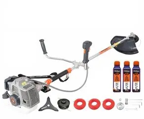 Motocoasa profesionala WOLFSON® TRX-620 2200 W 52CC 8 accesorii ham comfort plus 3 ulei rosu 2T Premium Made in Italy - WOLFSON - 