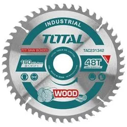 Panza ferastrau TCT pentru lemn TOTAL - 160x20mm - TOTAL - PANZA FERASTRAU TCT PENTRU LEMN - 160X20MM INDUSTRIAL 