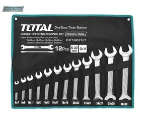 Set 12 chei fixe TOTAL - 6-32mm - TOTAL - SET 12 CHEI FIXE - 6-32MM INDUSTRIAL 