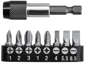 Set 8 biti cu prelungitor Total - TOTAL - SET 8 BITI CU PRELUNGITOR 