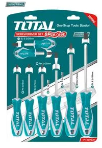 Set 8 surubelnite TOTAL Industrial - Cr-V - TOTAL - SET 8 SURUBELNITE - CR-V INDUSTRIAL 