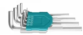 Set 9 chei imbus hexagonale TOTAL Industrial - 1.5-10mm-Cr-V - TOTAL - SET 9 CHEI IMBUS HEXAGONALE 1.5-10MM CR-V INDUSTRIAL 