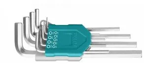 Set 9 chei imbus torx TOTAL Industrial - T10-T50 - Cr-V - TOTAL - SET 9 CHEI IMBUS TORX - T10-T50 - CR-V INDUSTRIAL 