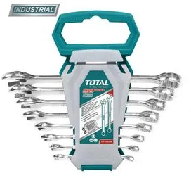 Set de 8 chei combinate TOTAL Industrial - 6-19mm - TOTAL - SET DE 8 CHEI COMBINATE - 6-19MM INDUSTRIAL 