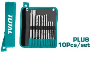 Set 10 piese SDS Plus TOTAL dalta spitz si burghie 