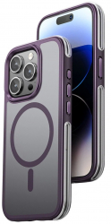 Husa de protectie din silicon Hoco Airbag Magnetic Case pentru iPhone 15 Plus - Mov 