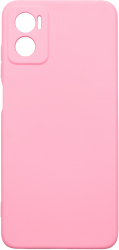 Husa de protectie din silicon pentru Motorola Moto E22 SoftTouch interior microfibra Roz 